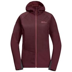 Jack Wolfskin ALPSPITZE INS HYBRID W Funktionsjacke Damen dark maroon