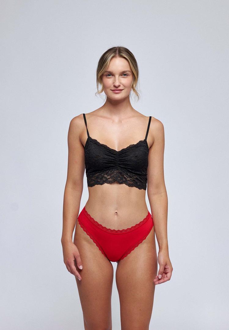 Snocks Snocks Tangas Unterhose Damen - Kirschrot - 1 | SportScheck