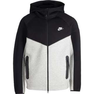Nike Tech Fleece Outdoorjacke Herren grau / schwarz