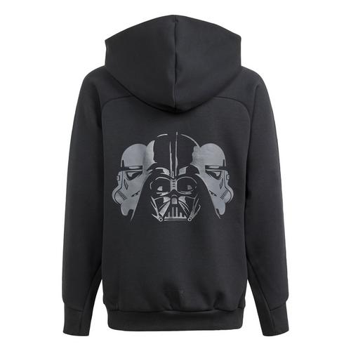 Rückansicht von adidas adidas x Star Wars Z.N.E. Zip-Hoodie Kapuzenshirt Kinder Black