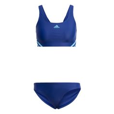 adidas 3-Streifen Bikini Bikini Set Damen Dark Blue / Blue Burst