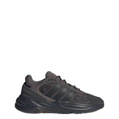 Rückansicht von adidas Ozelle Cloudfoam Schuh Funktionsunterhose Damen Charcoal / Carbon / Carbon