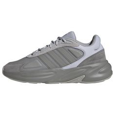 adidas Ozelle Cloudfoam Schuh Sneaker Damen Silver Metallic / Charcoal Solid Grey / Grey Two
