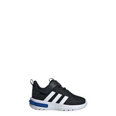 Rückansicht von adidas Racer TR23 Kids Schuh Sneaker Kinder Core Black / Cloud White / Royal Blue