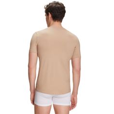Rückansicht von Falke T-Shirt Unterhemd Herren camel (4220)
