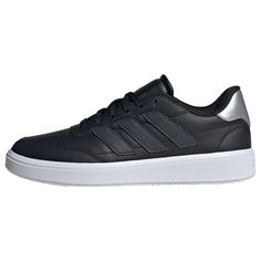 adidas Courtblock Schuh Sneaker Damen Core Black / Carbon / Silver Metallic