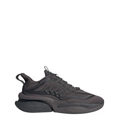 Rückansicht von adidas Alphaboost V1 Schuh Sneaker Charcoal / Carbon / Grey Six