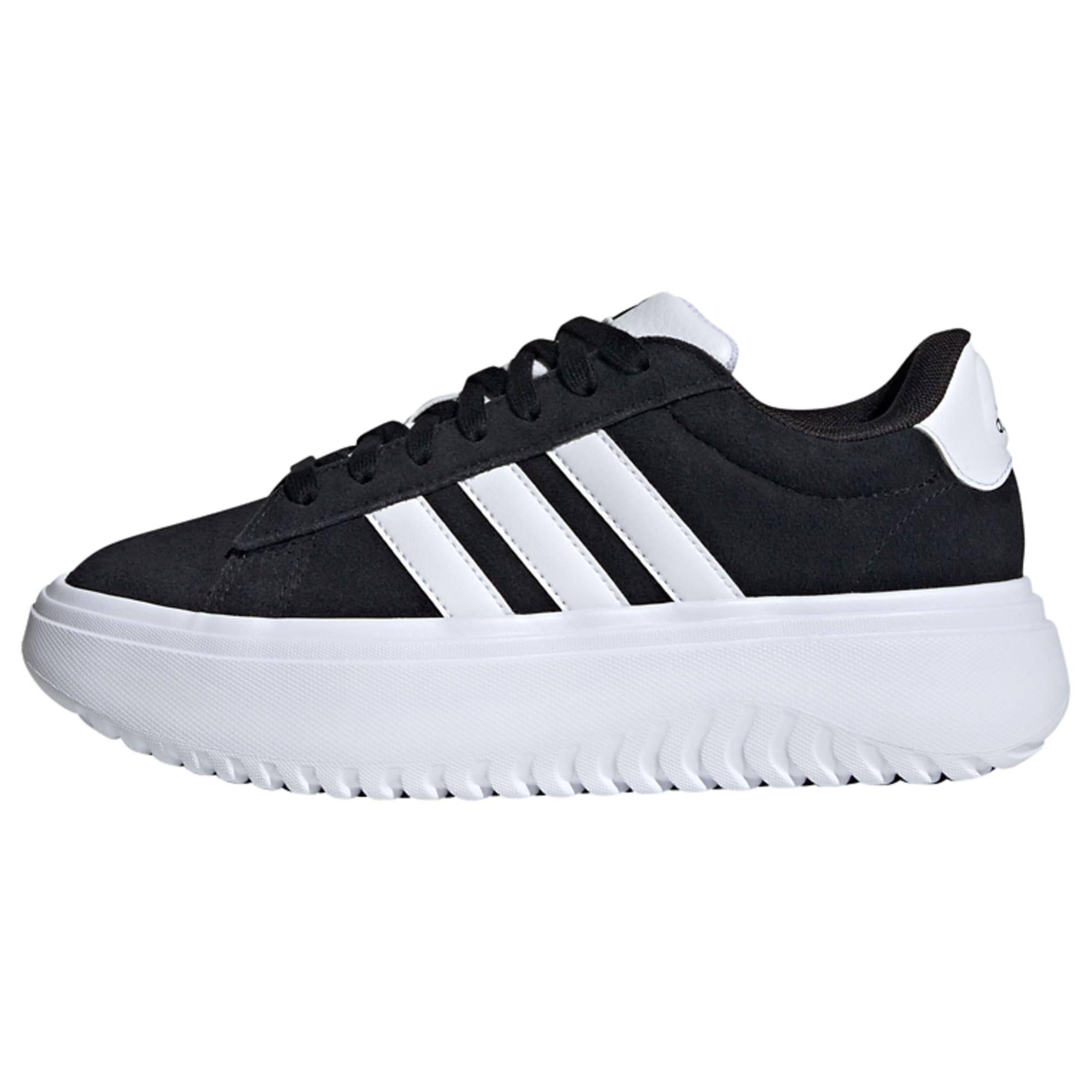 Adidas Grand Court Platform Schuh Sneaker Damen Core Black Cloud White Core Black im Online Shop von SportScheck kaufen