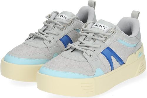 Rückansicht von Lacoste Sneaker Sneaker Damen Grau/Blau