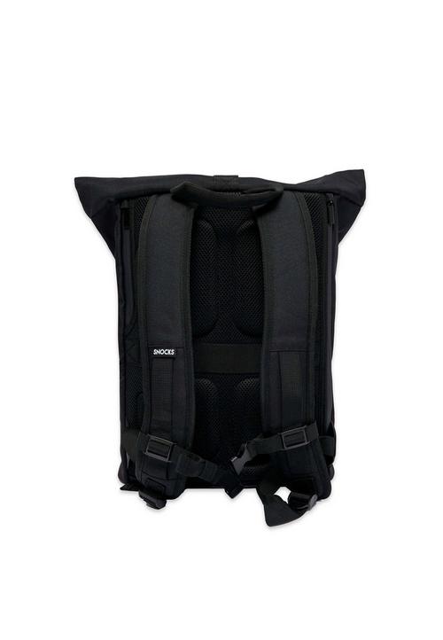 Rückansicht von Snocks Rucksack Rucksack Daypack Schwarz