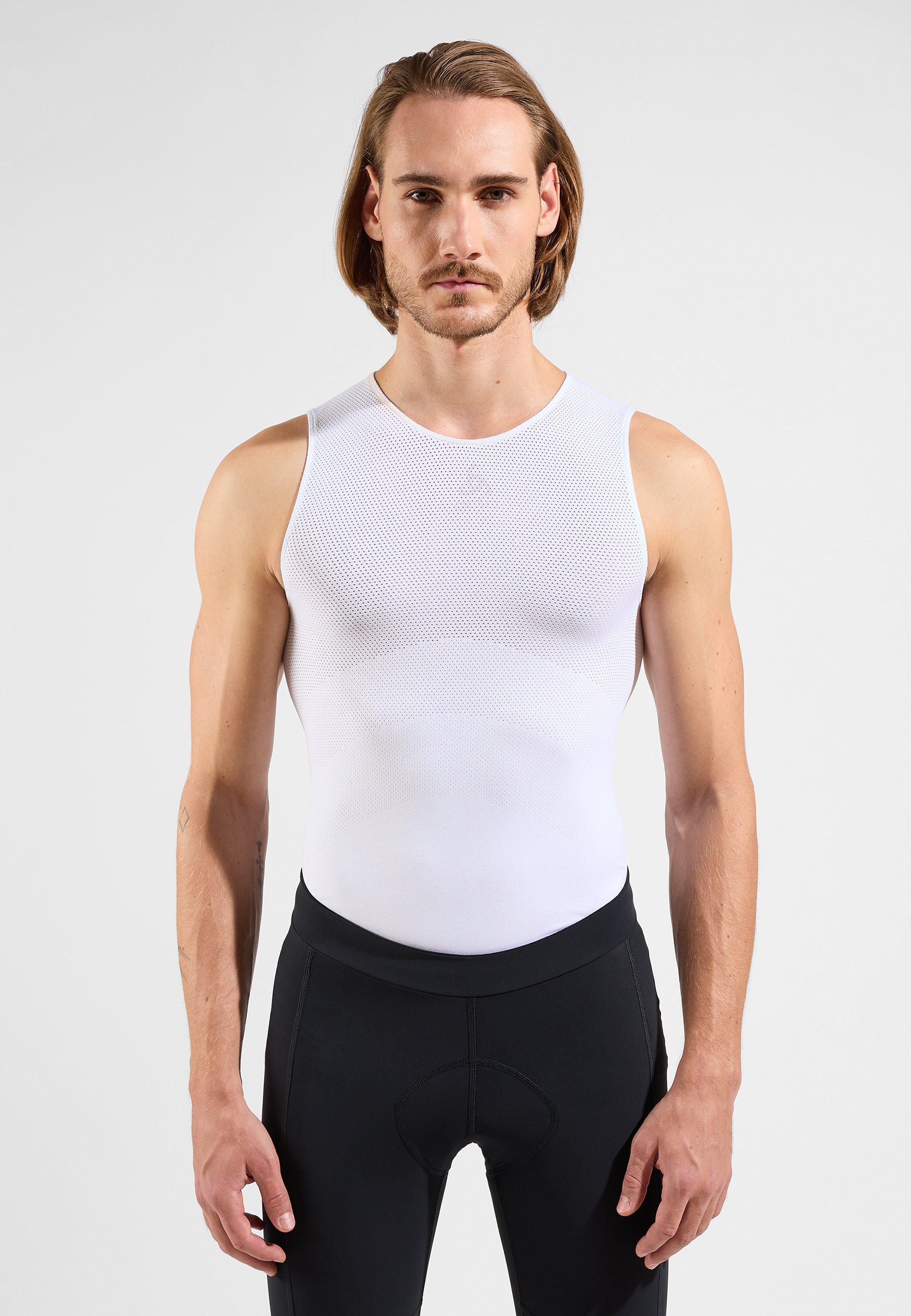 ODLO Zeroweight Herren Unterhemd – Nahtlos, Atmungsaktiv, Slim Fit | Funktionsunterwäsche Für Radsport & Performance