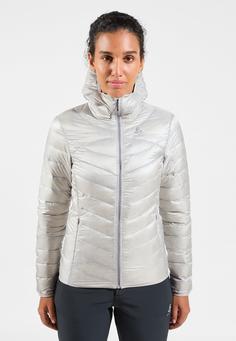 Rückansicht von Odlo HOODY COCOON N-THERMIC WARM Outdoorjacke Damen odlo silver grey(10350)