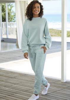 Rückansicht von Lascana Sweatshirt Sweatshirt Damen mint