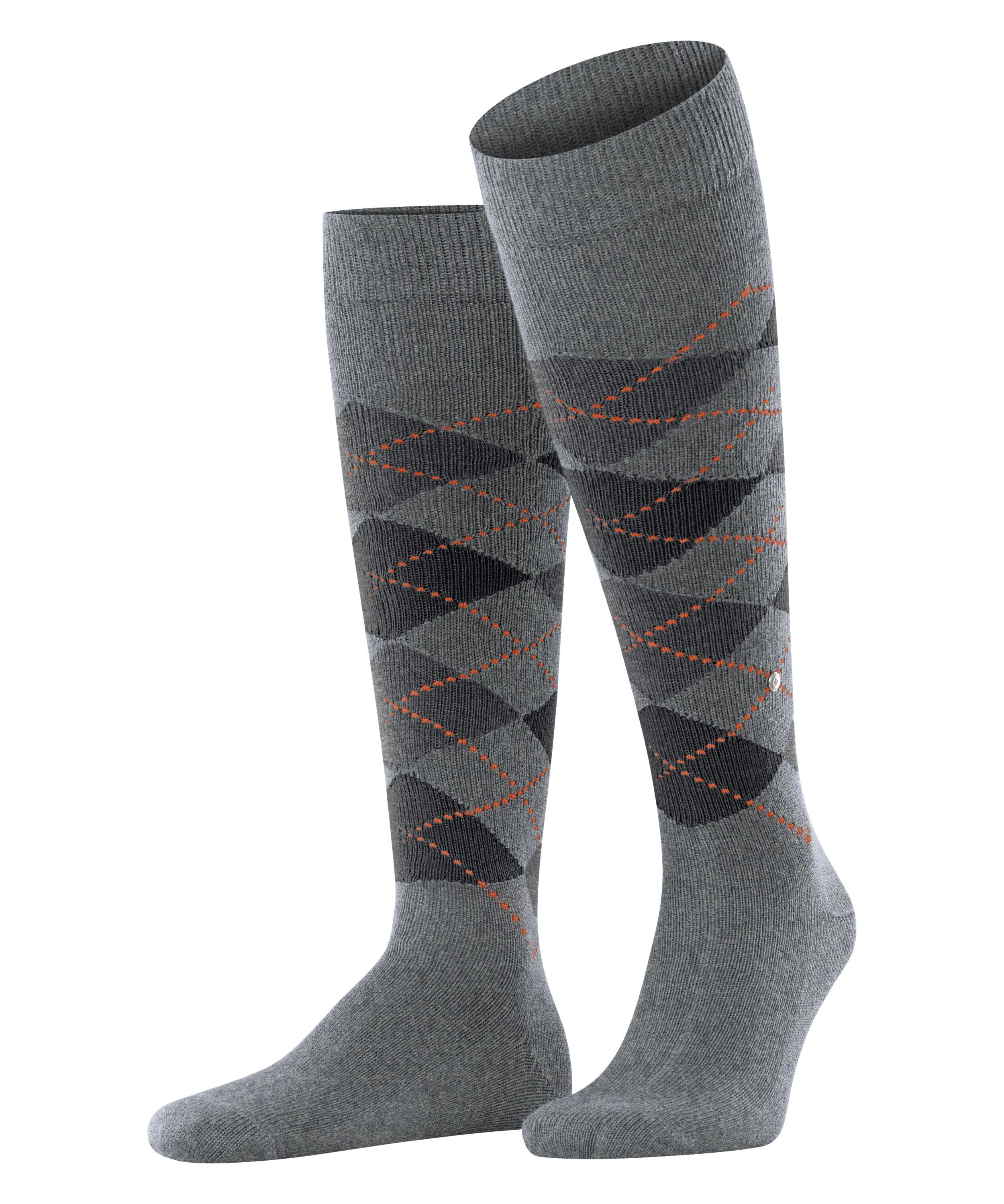 Burlington Kniestr&uuml;mpfe Socken Herren - light grey (3400)