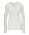 Falke UW Longsleeved Shirt WO/CLY w Unterhemd Damen - off-white (2040)