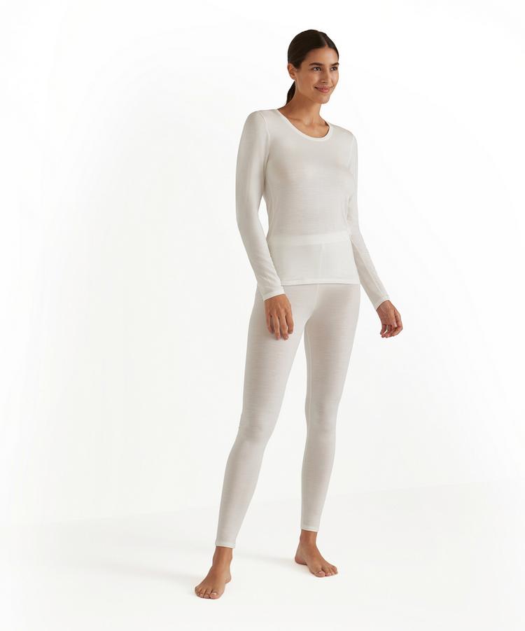 Falke Falke UW Longsleeved Shirt WO/CLY w Unterhemd Damen - off-white (2040) - 1 | SportScheck