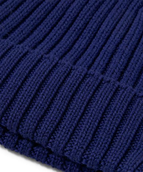 Rückansicht von Falke Merino X-Fine Ribbed Beanie Beanie tuareg (6763)