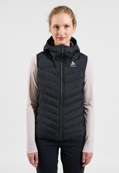 Rückansicht von Odlo AIR COCOON Daunenweste Damen black melange(15015)