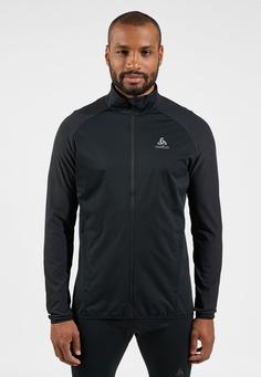 Rückansicht von Odlo ZEROWEIGHT WARM HYBRID Trainingsjacke Herren black(15000)