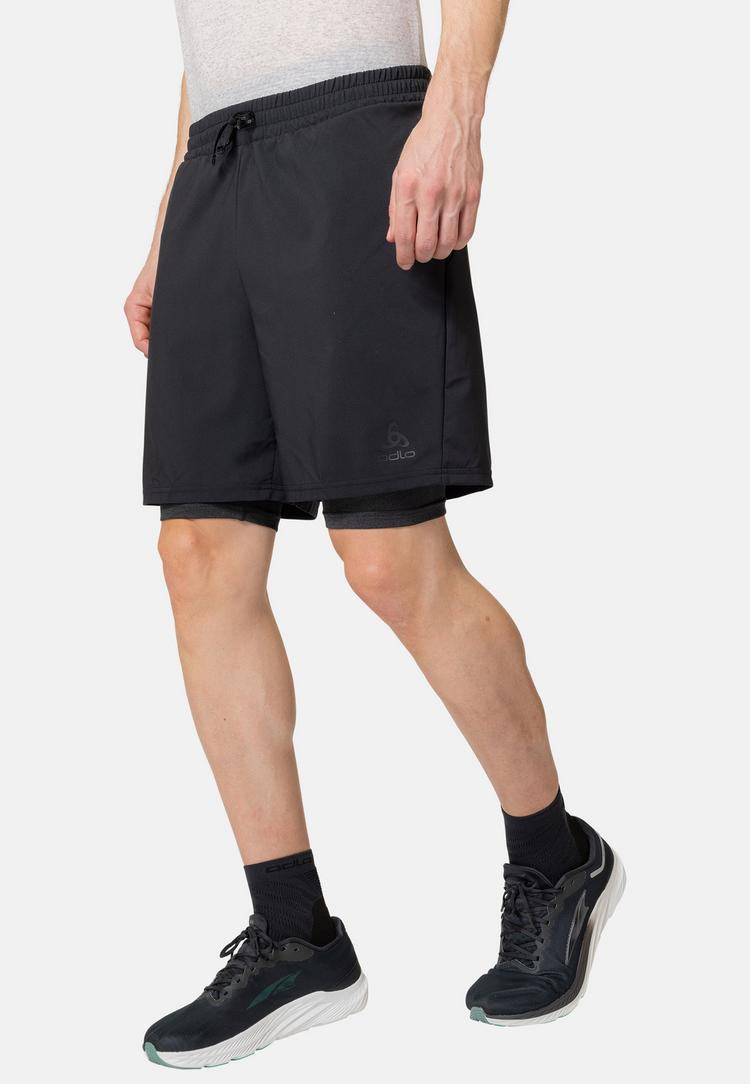 Odlo Odlo ESSENTIAL 365 7 INCH Funktionsshorts Herren - black - loden frost(60281) - 1 | SportScheck