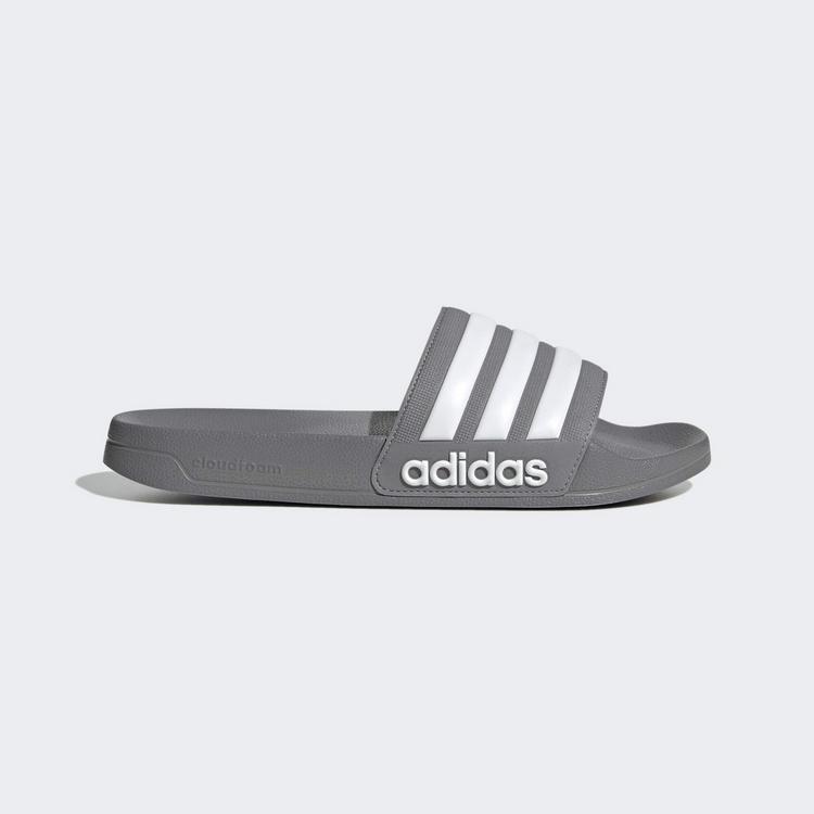 adidas adidas Shower adilette Badelatschen - Grey Three / Cloud White / Grey Three - 0 | SportScheck