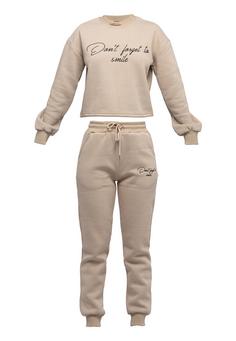 Tom Barron Trainingsanzug Damen braun