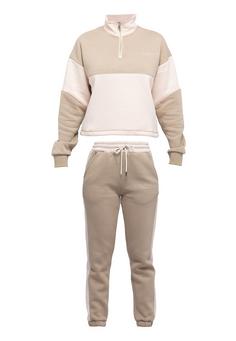 Tom Barron Trainingsanzug Damen braun