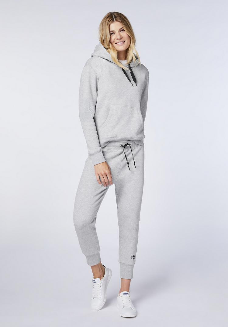 Chiemsee Chiemsee Hoodie Sweatshirt Damen - 17-4402M Neutral Gray Melange - 2 | SportScheck