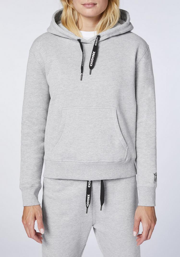 Chiemsee Chiemsee Hoodie Sweatshirt Damen - 17-4402M Neutral Gray Melange - 3 | SportScheck