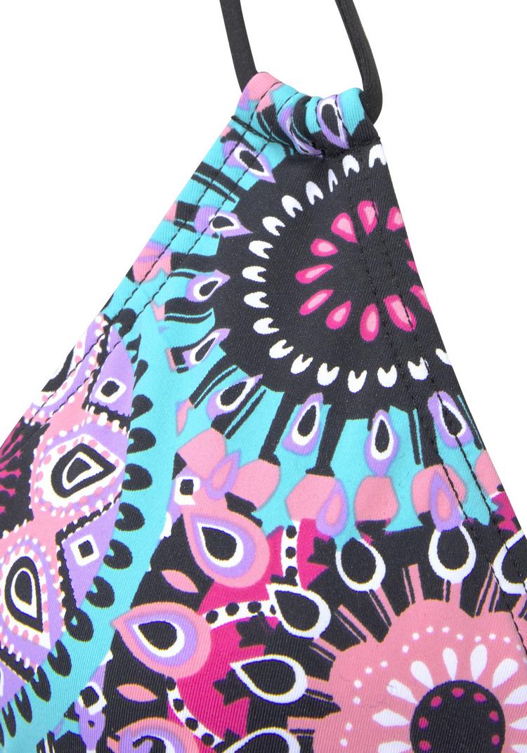 Lascana Lascana Triangel-Bikini Bikini Set Damen - lila bedruckt - 1 | SportScheck