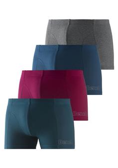 Bench Boxer Boxershorts Herren blau, anthrazit-meliert, petrol, bordeaux