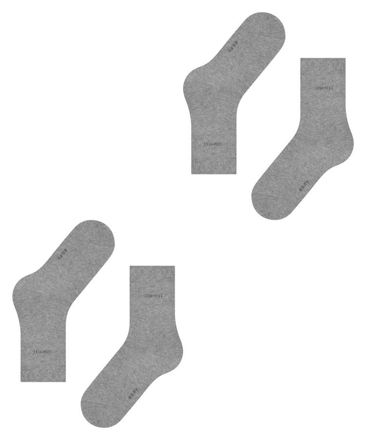ESPRIT ESPRIT Basic Easy SO  2-Pack Socken Damen - light greymel. (3390) - 2 | SportScheck