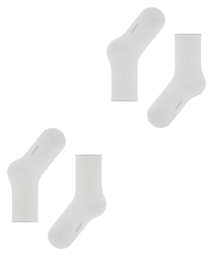 ESPRIT ESPRIT Basic Pure SO 2-Pack Socken Damen - white (2000) - 2 | SportScheck