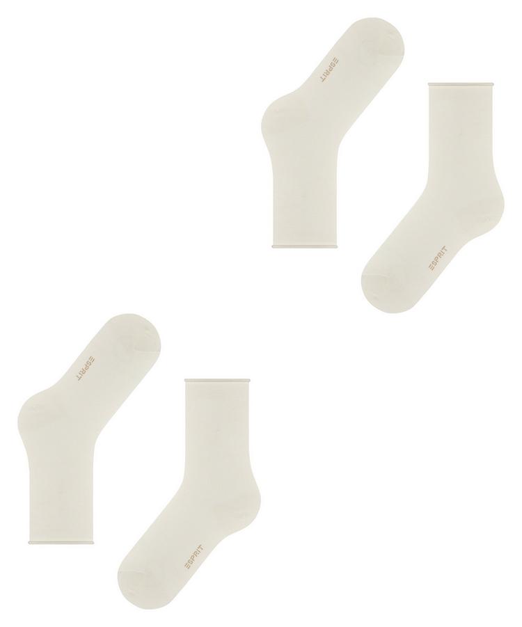 ESPRIT ESPRIT Basic Pure SO 2-Pack Socken Damen - off-white (2040) - 2 | SportScheck