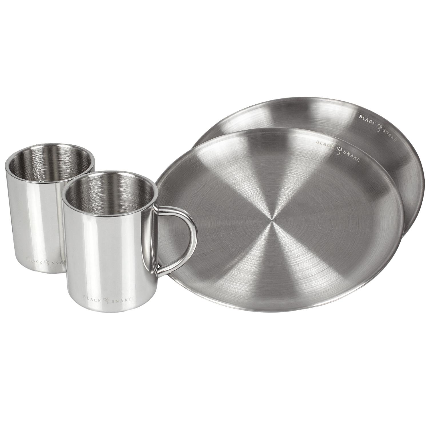 6 Runde Edelstahl-Teller 33 Cm Mit Zopfmuster – Praktische Ladeplatten Für Partys