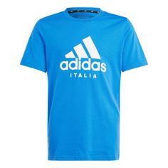 adidas Italien Kids T-Shirt T-Shirt Kinder Blue