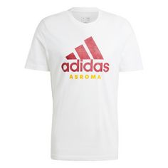 adidas AS Rom DNA Graphic T-Shirt Fanshirt Herren White