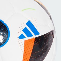 Rückansicht von adidas Fußballliebe Pro Sala Ball Fußball White / Black / Glow Blue