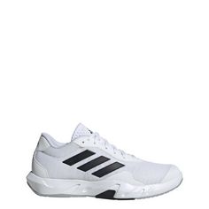 Rückansicht von adidas Amplimove Trainer Schuh Fitnessschuhe Herren Cloud White / Core Black / Grey Two