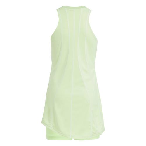 Rückansicht von adidas Tennis Pro Kids Kleid Tennisrock Kinder Semi Green Spark