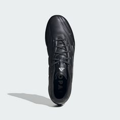 Rückansicht von adidas Copa Pure II Elite FG Fußballschuh Fußballschuhe Core Black / Carbon / Grey One