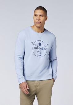 Rückansicht von Chiemsee Sweater Sweatshirt Herren 16-3922 Brunnera Blue