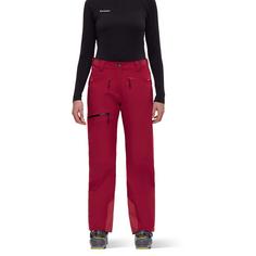 Rückansicht von Mammut Stoney Thermo Skihose Damen blood red