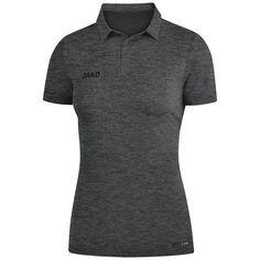 JAKO Premium Basics Poloshirt Damen anthrazit