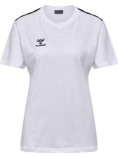 hummel hmlAUTHENTIC CO T-SHIRT S/S WOMAN T-Shirt Damen WHITE