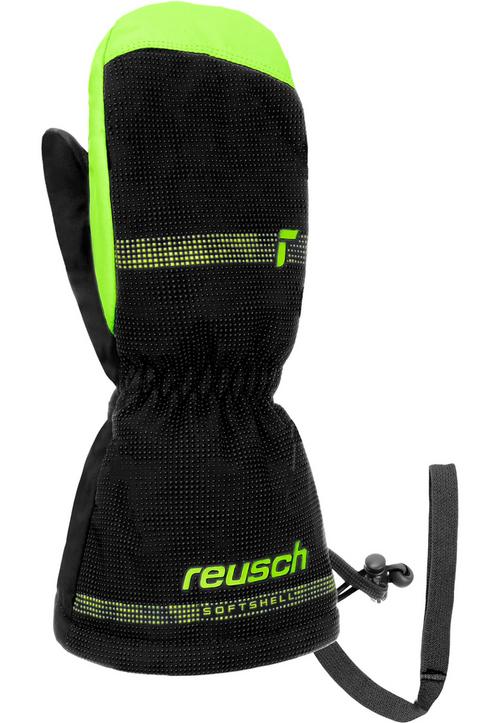 Rückansicht von Reusch Maxi R-TEX® XT MITTEN Skihandschuhe Kinder 7781 black/green gecko
