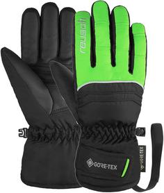 Reusch GORE-TEX Teddy GORE-TEX Skihandschuhe Kinder 7716 black / neon green