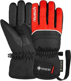 Reusch GORE-TEX Teddy GORE-TEX Skihandschuhe Kinder 7705 black/fire red