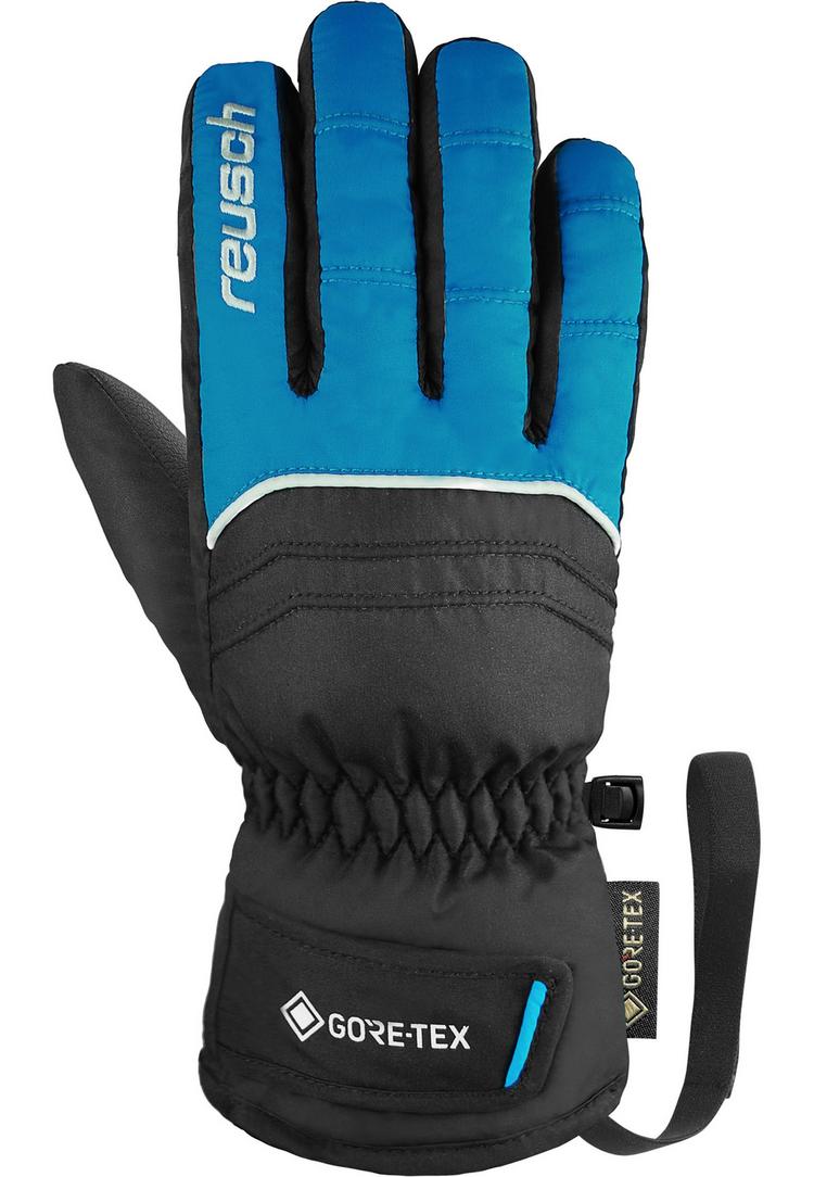 Reusch Reusch Teddy GORE-TEX Handschuh Kinder - 7760 black / brilliant blue - 4 | SportScheck