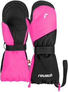 Reusch Lucky R-TEX® XT Mitten Skihandschuhe Kinder 7720 black/pink glo